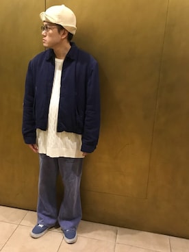 「アイテム（ブルゾン）」を使った、Mdskさん（メンズ・173cm・30代）の秋コーディネート