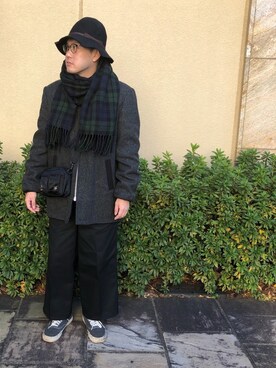 「アイテム（ブルゾン）」を使った、Mdskさん（メンズ・173cm・30代）の冬コーディネート