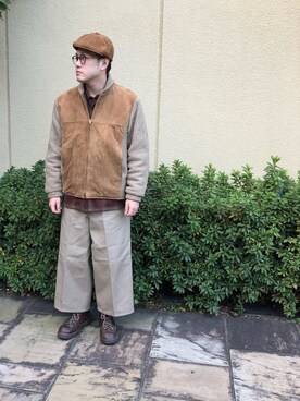 「アイテム（ブルゾン）」を使った、Mdskさん（メンズ・173cm・30代）の冬コーディネート