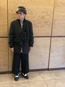 「アイテム（ブルゾン）」を使った、Mdskさん（メンズ・173cm・30代）の冬コーディネート