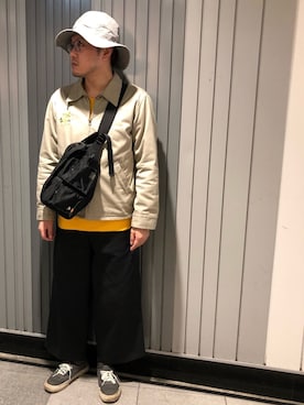 「Varde77（バルデセブンティセブン）のアイテム（ジャケット/アウター）」を使った、Mdskさん（メンズ・173cm）の春コーディネート