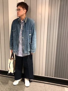 「ギンガムチェックシャツ」｜Mdskさん（メンズ・173cm・30代）の春コーディネート