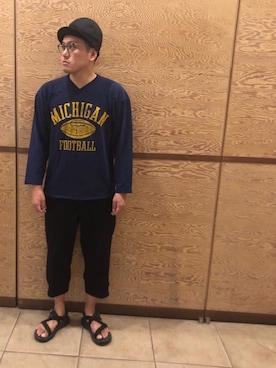 「WOOLRICH（ウールリッチ）のアイテム（パンツ）」を使った、Mdskさん（メンズ・173cm）の秋コーディネート