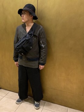 「Varde77（バルデセブンティセブン）のアイテム（ジャケット/アウター）」を使った、Mdskさん（メンズ・173cm）の秋コーディネート