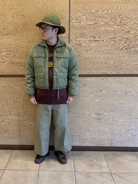 「Eddie Bauer（エディーバウアー）のアイテム（ジャケット/アウター）」を使った、Mdskさん（メンズ・173cm）の冬コーディネート