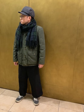 「Eddie Bauer（エディーバウアー）のアイテム（ダウンジャケット/コート）」を使った、Mdskさん（メンズ・173cm）の冬コーディネート