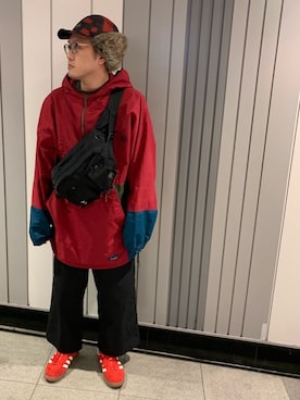 「L.L.Bean（エルエルビーン）のアイテム（ナイロンジャケット）」を使った、Mdskさん（メンズ・173cm）の春コーディネート
