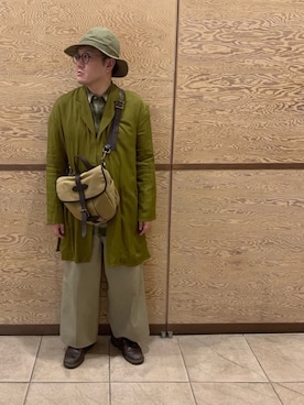 「Varde77（バルデセブンティセブン）のアイテム（ジャケット/アウター）」を使った、Mdskさん（メンズ・173cm）の春コーディネート