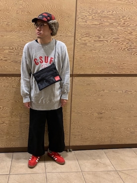 「PENDLETON（ペンドルトン）のアイテム（キャップ）」を使った、Mdskさん（メンズ・173cm）の春コーディネート