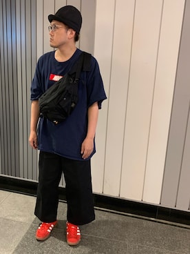 「NINE（ナイン）のアイテム」を使った、Mdskさん（メンズ・173cm）の春コーディネート