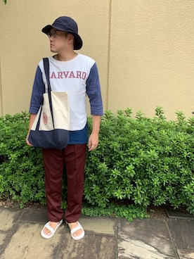 「エコバッグ」｜Mdskさん（メンズ・173cm・30代）の秋コーディネート