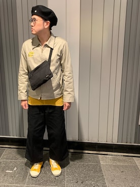 「Varde77（バルデセブンティセブン）のアイテム（ジャケット/アウター）」を使った、Mdskさん（メンズ・173cm）の秋コーディネート