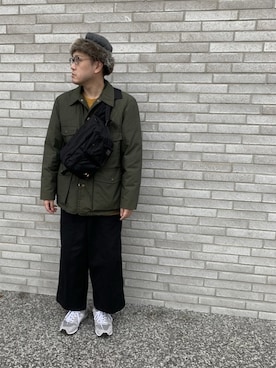 「Eddie Bauer（エディーバウアー）のアイテム（ダウンジャケット/コート）」を使った、Mdskさん（メンズ・173cm）の冬コーディネート
