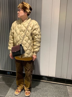 「Eddie Bauer（エディーバウアー）のアイテム（ダウンジャケット/コート）」を使った、Mdskさん（メンズ・173cm）の冬コーディネート