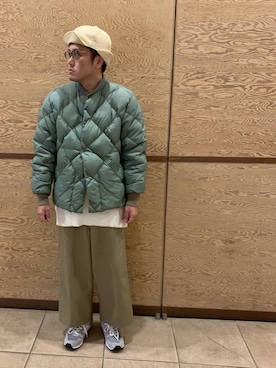 「Eddie Bauer（エディーバウアー）のアイテム（ダウンジャケット/コート）」を使った、Mdskさん（メンズ・173cm）の冬コーディネート