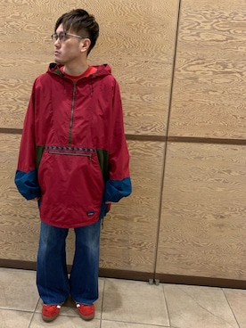 「L.L.Bean（エルエルビーン）のアイテム（ナイロンジャケット）」を使った、Mdskさん（メンズ・173cm）の春コーディネート