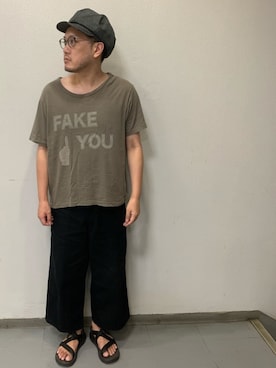 「スポサン」｜「アイテム（キャスケット）」を使った、Mdskさん（メンズ・173cm）の秋コーディネート
