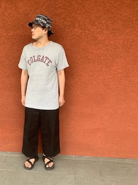 「PENDLETON（ペンドルトン）のアイテム（帽子）」を使った、Mdskさん（メンズ・173cm）の秋コーディネート