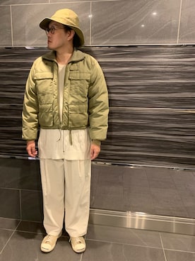 「Eddie Bauer（エディーバウアー）のアイテム（ダウンジャケット/コート）」を使った、Mdskさん（メンズ・173cm）の冬コーディネート