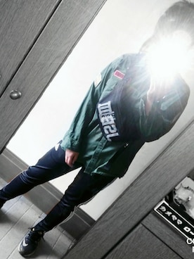 「J.S.B.（ジェーエスビー）のアイテム」を使った、ひなのさん（レディース・160cm）の春コーディネート