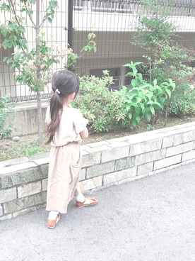 「アイテム（スカート）」を使った、milkさん（キッズ・100cm）の夏コーディネート