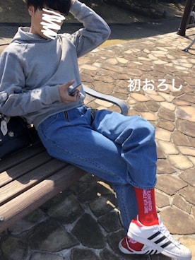 「BlackEyePatch（ブラックアイパッチ）のアイテム（レッグウェア）」を使った、yu_oさん（メンズ・174cm）の春コーディネート