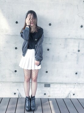 「TAKI（タキ）のアイテム」を使った、Melody Hsuさん（レディース・163cm）の春コーディネート