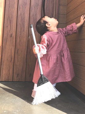 「90cm」｜「アイテム（ワンピース/ドレス）」を使った、cocha *さん（レディース・80cm）の秋コーディネート