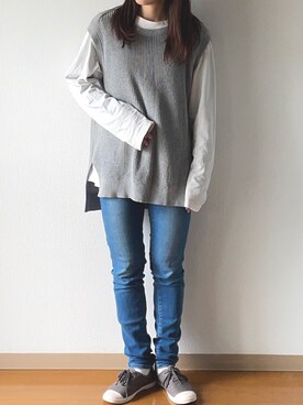 Reiさん（レディース・154cm）の春コーディネート