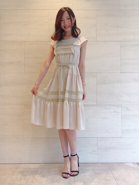 「2018ss」｜「アイテム（アクセサリー）」を使った、marinaさん（レディース・168cm）の冬コーディネート