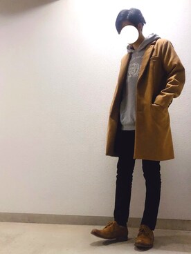 「Back Channel（バックチャンネル）のアイテム（トップス）」を使った、jun。nさん（メンズ・178cm）の春コーディネート