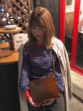 「韓国好きな人と繋がりたい」｜하루さん（レディース・164cm）の春コーディネート