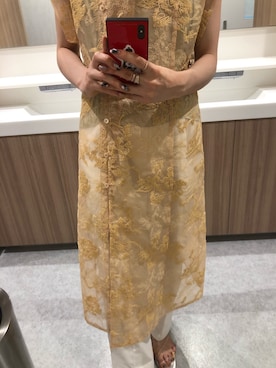 「アイテム（ワンピース/ドレス）」を使った、mayaさん（レディース・164cm・10代）の夏コーディネート