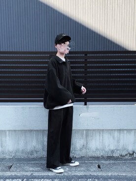 「stein（シュタイン）のアイテム（その他アウター）」を使った、おちゃさん（メンズ・165cm）の秋コーディネート
