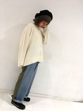 「新作」｜「アイテム（その他トップス）」を使った、kaorinさん（レディース・153cm）の夏コーディネート