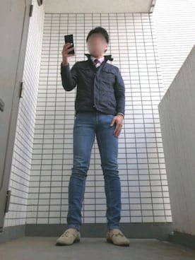 「The DUFFER of ST.GEORGE（ザダファーオブセントジョージ）のアイテム（フォーマルスーツ/小物）」を使った、Leonさん（メンズ・177cm）の春コーディネート