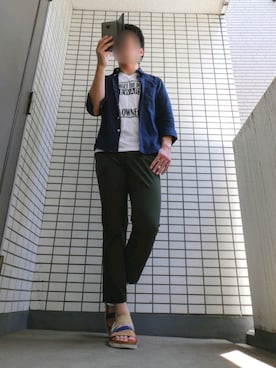 「Request（リクエスト）のアイテム」を使った、Leonさん（メンズ・177cm）の夏コーディネート