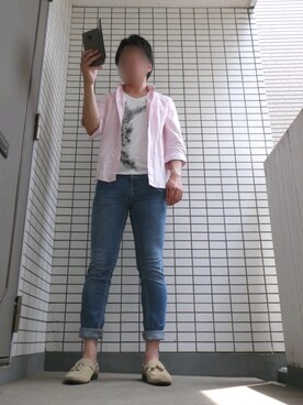 「Request（リクエスト）のアイテム」を使った、Leonさん（メンズ・177cm）の夏コーディネート