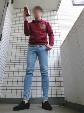 「417 EDIFICE（フォーワンセブンエディフィス）のアイテム（フォーマルスーツ/小物）」を使った、Leonさん（メンズ・177cm）の春コーディネート