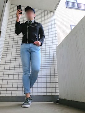 「417 EDIFICE（フォーワンセブンエディフィス）のアイテム（フォーマルスーツ/小物）」を使った、Leonさん（メンズ・177cm）の秋コーディネート