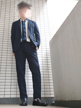 「PLST（プラステ）のアイテム（ジャケット/アウター）」を使った、Leonさん（メンズ・177cm）の秋コーディネート