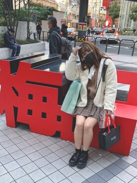 𝐧𝐚𝐧𝐚 さん（レディース・158cm）の冬コーディネート