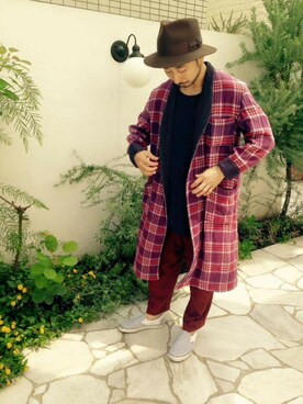 「アイテム（スリッポン、その他）」を使った、キムキムさん（メンズ・171cm）の春コーディネート