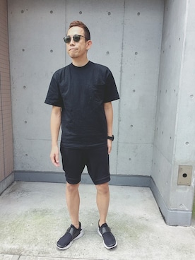 「SiNCERE（シンシア）のアイテム」を使った、shiroyamaさん（メンズ・174cm）の夏コーディネート