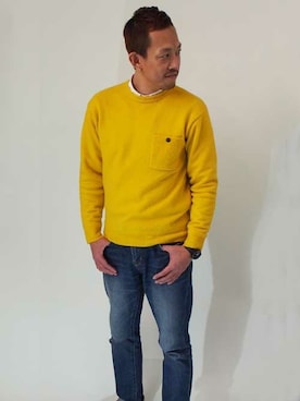 「アイテム（アナログ腕時計、ブラック系）」を使った、shiroyamaさん（メンズ・174cm）の冬コーディネート