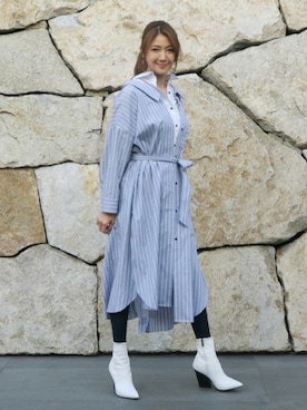 「AULA（アウラ）のアイテム」を使った、Yukimiさん（レディース・168cm）の冬コーディネート