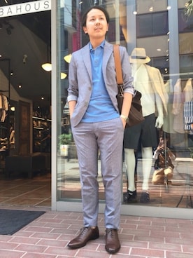 「アバハウス福岡店」｜YukiTakedaさん（メンズ・167cm）の夏コーディネート