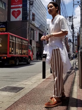 「アバハウス福岡店」｜YukiTakedaさん（メンズ・167cm）の夏コーディネート