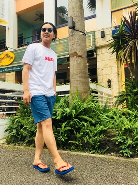 「アバハウス福岡店」｜YukiTakedaさん（メンズ・167cm）の夏コーディネート