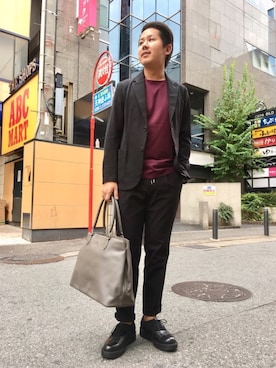 「アバハウス福岡店」｜YukiTakedaさん（メンズ・167cm）の秋コーディネート